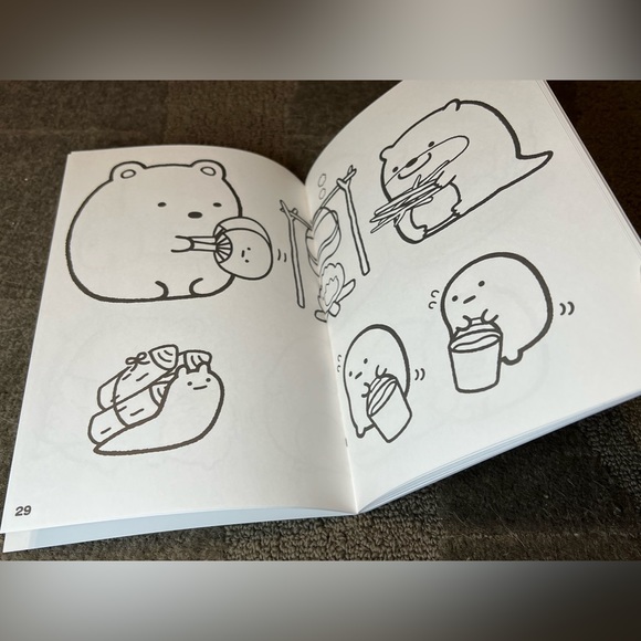 Sumikkogurashi Coloring Book Officially Licensed San-X Japan Exclusive Nurie A5 - Picture 11 of 12